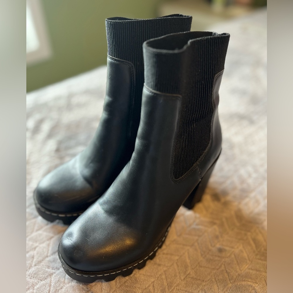 H&M Heeled Platform Sock Boot - image 4